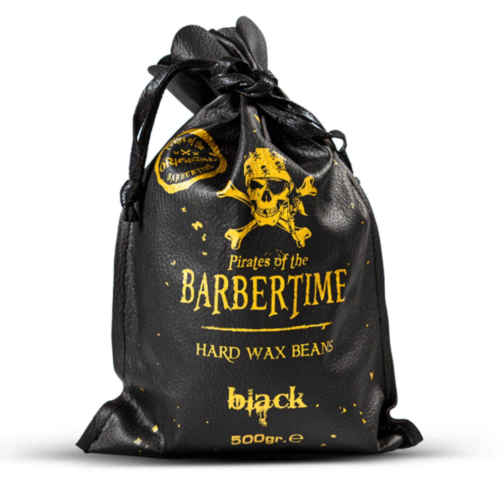 BARBERTIME Hair Removal Hard Wax Beans | Hot Wax Beads | Painless Gentle Black 500 gr