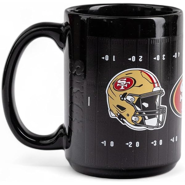 Amazon.com : NFL Sculpted Coffee Mug, 14 Ounces, San Francisco 49ers :  Sports Fan Coffee Mugs : Sports & Outdoors