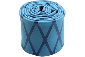 XFFCSEC Heat Shrink Sleeve Wrap Tubing X-Tube Wrap Tubing for Fishing Rod Handle Cork with Non Slip Waterproof and Insulation 1 Meter. Diameter: 25 mm, Blue Lime2018 (Dia 25mm Blue)