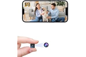 Shaopao 1080P HD WiFi Security Camera Mini Cameras Nanny Cam for Home, Indoor Cam Home Security with App, Small Cameras with Motion Detection, Night Vision, Ultra HD WiFi & SD Camera Cloud Storage