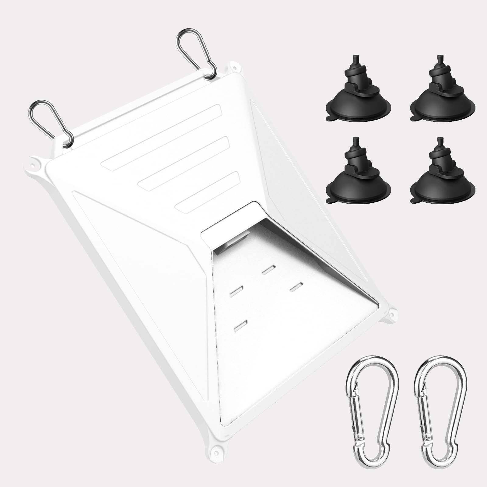 Photo 1 of ***DAMAGE*** Silicone Protective Case for Starlink Mini, Full Coverage Anti-Scratch Shockproof Case with 4 Strong Suction Cups & 2 Carabiners, Portable Mount for RV/Camping/Car/Outdoor Use, Signal-Friendly