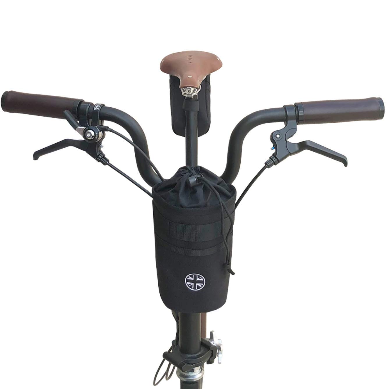 London Craftwork Water Resistant Stem Bag for Brompton and Birdy in Black
