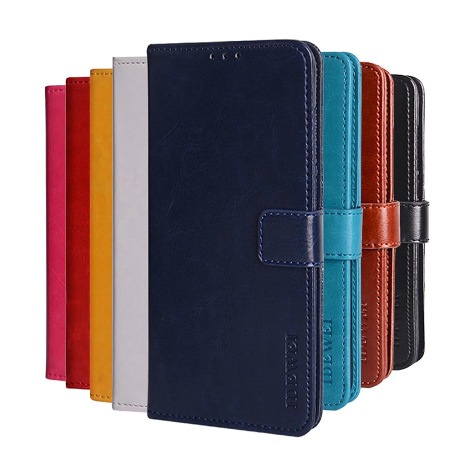 Hauw Case for Oppo A16s,Magnetic Closure PU Leather Flip Wallet Phone Case for Oppo A16s,Blue