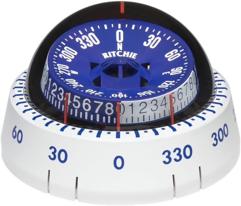 Ritchie Compass Ritchie Xp-98W X-Port Tactician Compass - White : Boat Compasses : Sports & Outdoors