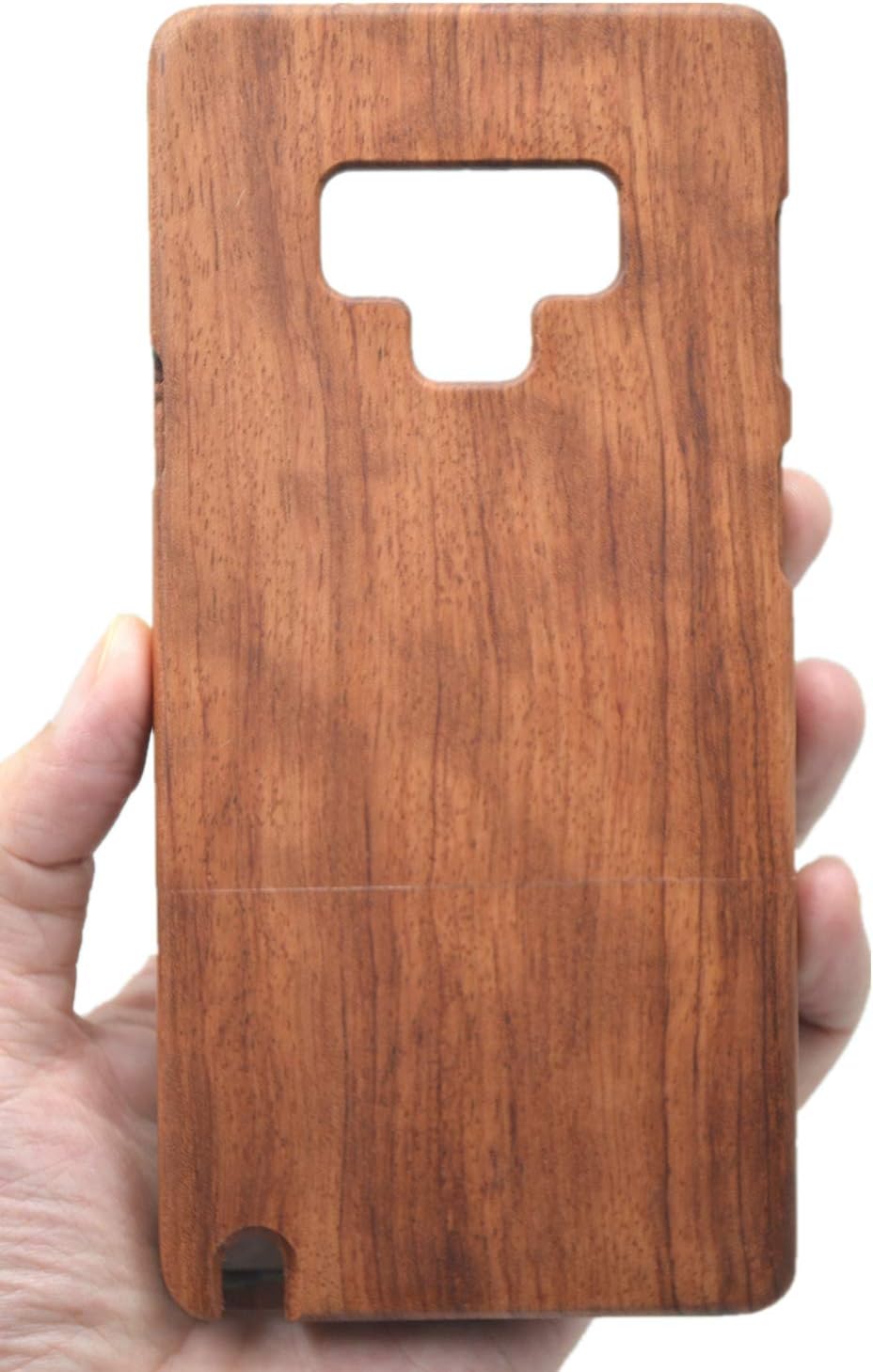 Holzsammlung Samsung Galaxy Note 9 Wooden Case - Rosewood - Natural Handmade Bamboo/Wood Cover for Your Smartphone