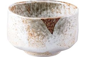 Waraku Fuuka Japanese Traditional Handcrafted Mino Matcha Chawan Tea Bowl Cup Ceremony Tableware Pottery (Yuki Shino)