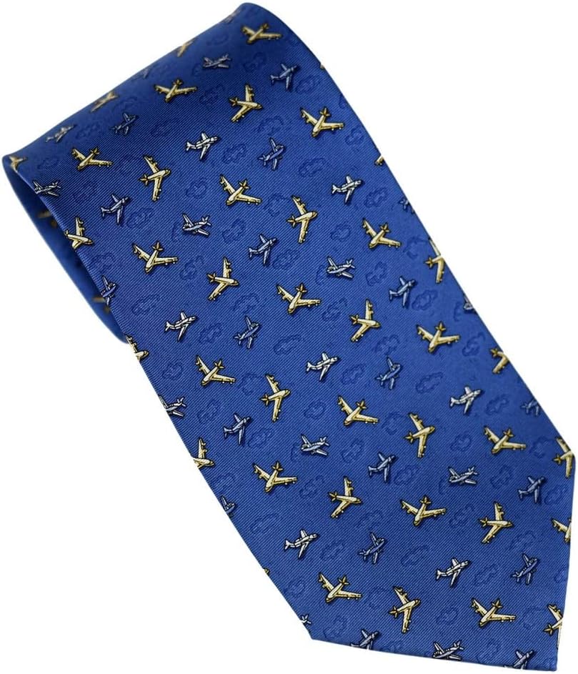 Commercial Planes Silk Tie