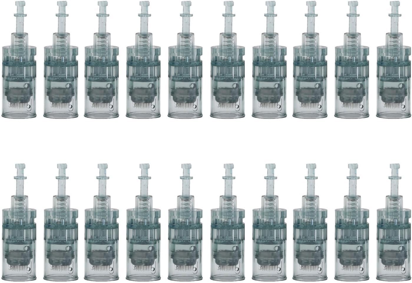 20pcs Nano Replacement Cartridges, Multiple Dermapen Microneedling Cartridges, Professional Dermapen M8 Wireless Derma Roller Pen Replacement Cartridges, for Dermapen M8