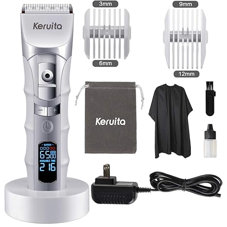 Hair Clippers High Performance Led Hair Trimmer Kit For Men With