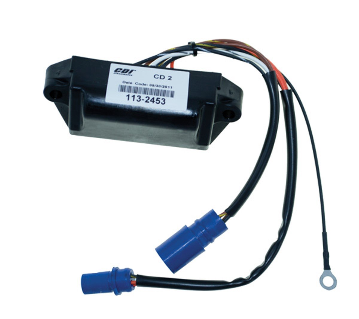 Johnson Evinrude Power Pack and RPM 15 Hp 1983 - 1984 Model Manual Start 2  Cyl WSM 113-2453 CD2 NO LIMIT OEM# 18-5758, 581649, 581924, 581926, 581927,  ...