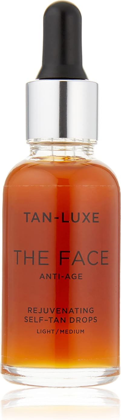 TAN-LUXE The Face Self Tan Drops Light/Medium 30ml Cruelty Free Vegan Skincare