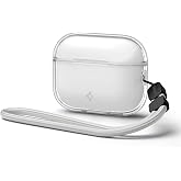 Spigen Liquid Crystal Designed for AirPods Pro 3 Case (2025) | Lightweight TPU, Lanyard Included, Shock Absorption, Precise Cutouts - Crystal Clear