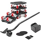 ONEON Furniture Mover with Wheels & Furniture Lifter Set, 360° Rotation Wheels Furniture Dolly, 660 Lbs Capacity, for Moving 