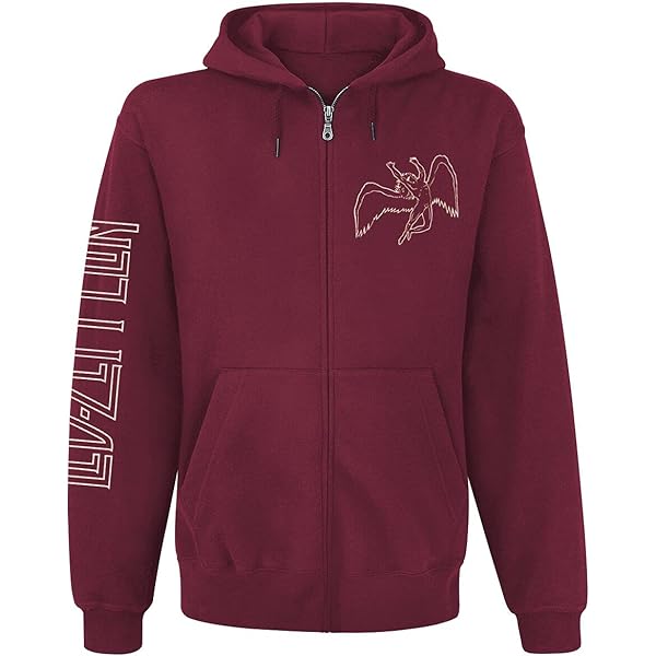 トップス Vintage LED ZEPPELIN Tour Pullover Parka Led Zeppelin Hoodie Lz1 Vintage Print Band Logo Official