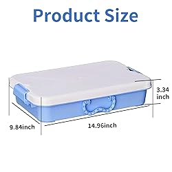 2 Pcs Portable Sand Tray with Lid Sand Box with