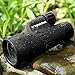 Wingspan Optics Titan 12X50 High Powered Monocular Scope. Optimal Brightness and Clarity. Durable. One Hand Focus. Waterproof. Fog Proof. Specially Designed for Bird Watching, Nature Watching, Hunting