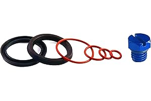 iFJF Fuel Filter Head Primer Seal Rebuild Kit and Air Bleeder Screw Replacement for 2001-2013 GM Duramax Fuel Filter Housing (Blue)