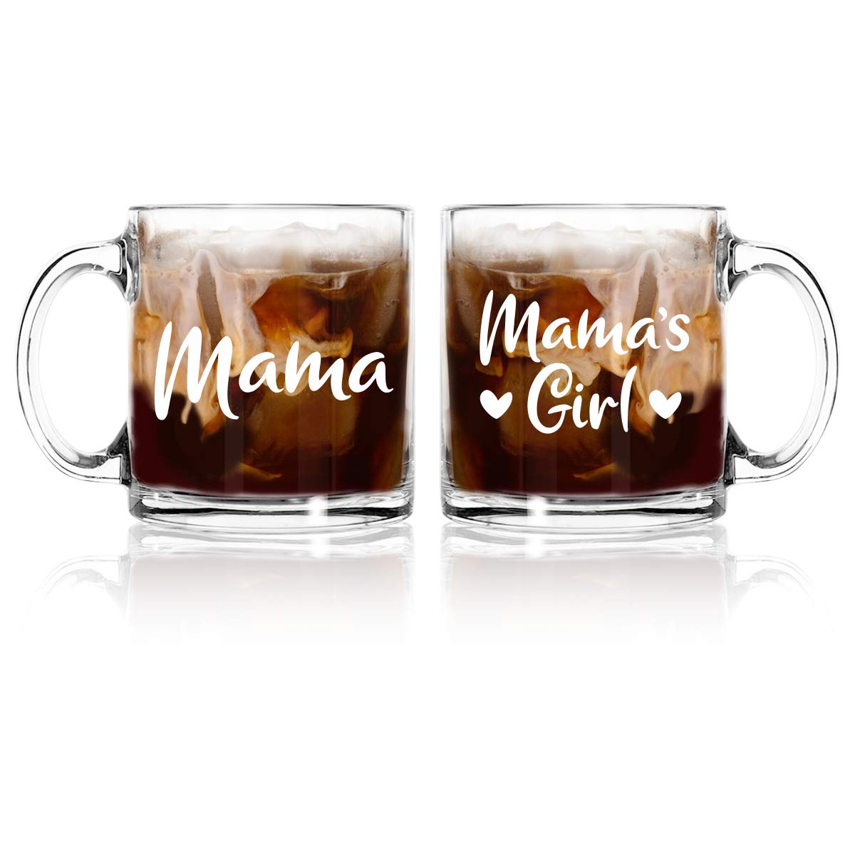 mother and daughter matching cups