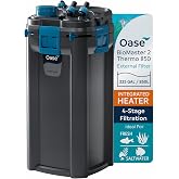 OASE BioMaster 2 Thermo 850 Canister Filter for Aquariums &ndash; External Aquarium Filter with Built-in Heater &ndash; EasyClean Pre-Filter, Quiet Operation &ndash; Freshwater &amp; Saltwater, Up to 225 Gallons