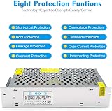 inShareplus 12V 15A 180W DC Switching Power Supply 110/220V input view 2