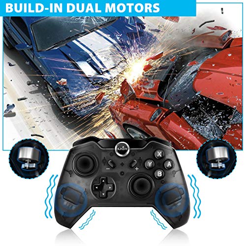 image for Sunjoyco Wireless Remote Controller Compatible with Nintendo Switch, W