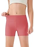 Haloumoning Girls Athletic Shorts Kids High Waisted