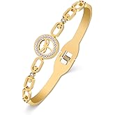 WEVENI Stainless Steel Dragonfly Gifts Cute Dragonfly Bracelet Cuff Bangle Dragonfly Decor Jewelry Charms for Women (Gold Plated)