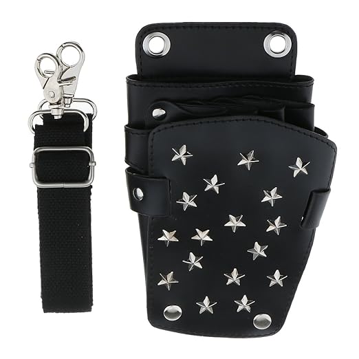 Baoblaze Friseurtasche Scherentasche - Schwarz