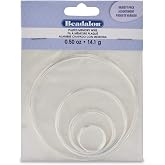 Beadalon Carbon Steel Memory Wire, Round, Large Oval Bracelet, Gold Color, 0.35 oz, Approx. 20 coils