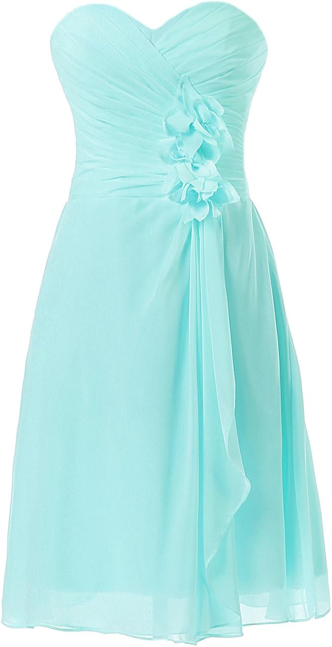 aqua bridesmaid dresses short