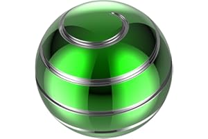 Apqdw Kinetic Desk Toys, 1.54'' Kinetic Spinning Desk Toys for Kids Adults, Fidget Toys for Party Favors, Christmas Stocking Stuffers, Easter Basket (39MM, Green-A)