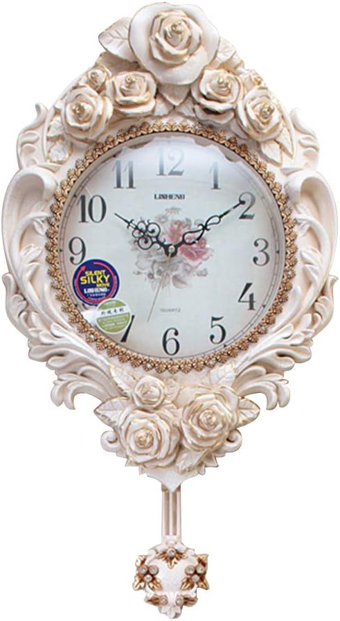 Reloj De Pared Silencioso Moderno 3D Resina Cubierta De Vidrio Creativo