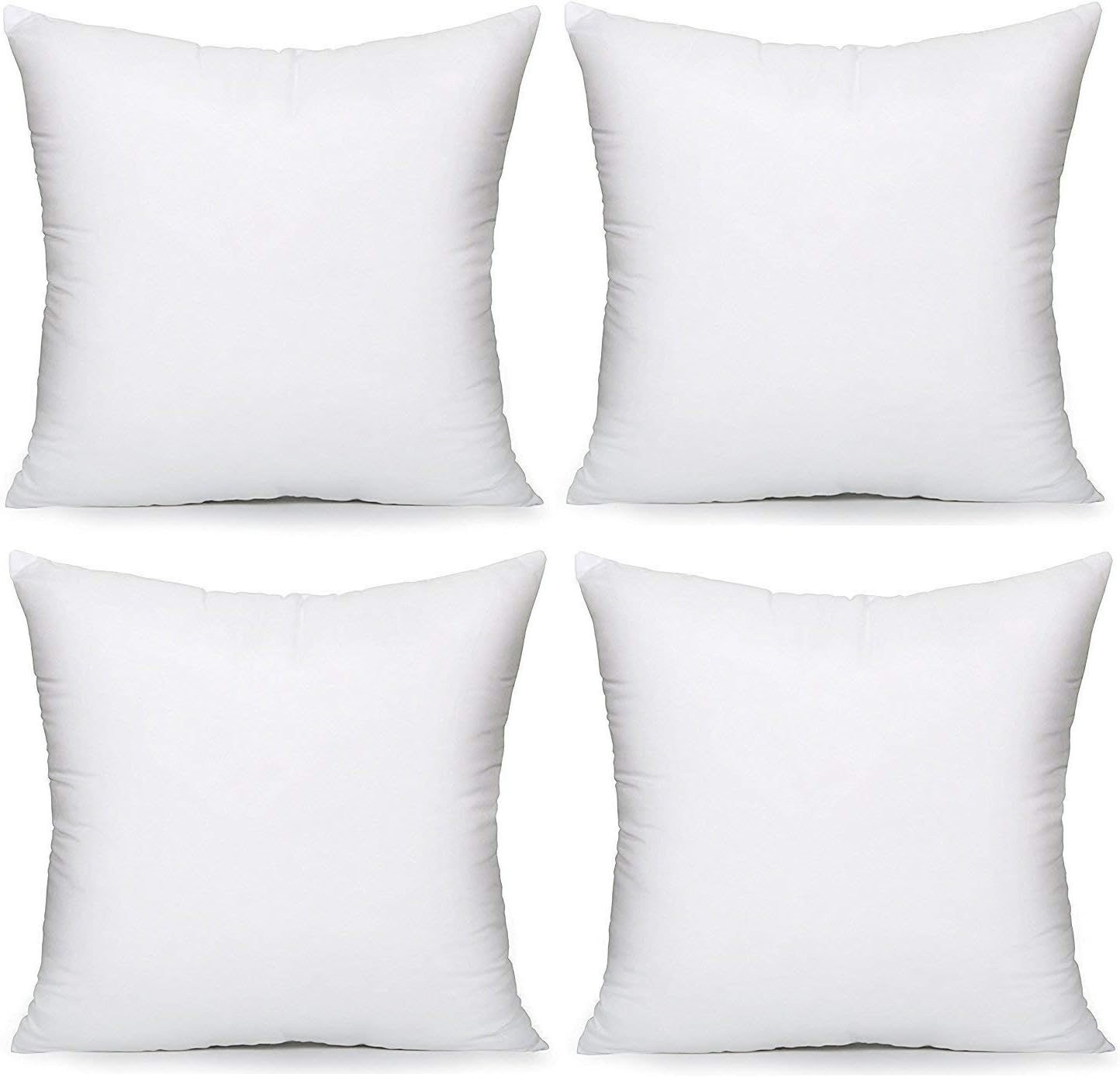 E4Emporium Hollow Fibre Cushion Pads, Inners in (4, 16" x 16")
