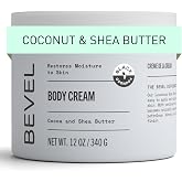 Bevel Body Cream, Luxury Body Lotion for Men, Dermatologist Tested | Cocoa butter, shea butter and olive oil restore moisture and smooth skin with a fast absorbing, non greasy finish