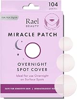 Rael Pimple Patches Miracle Overnight Spot Cover 3 Sizes 104 Count