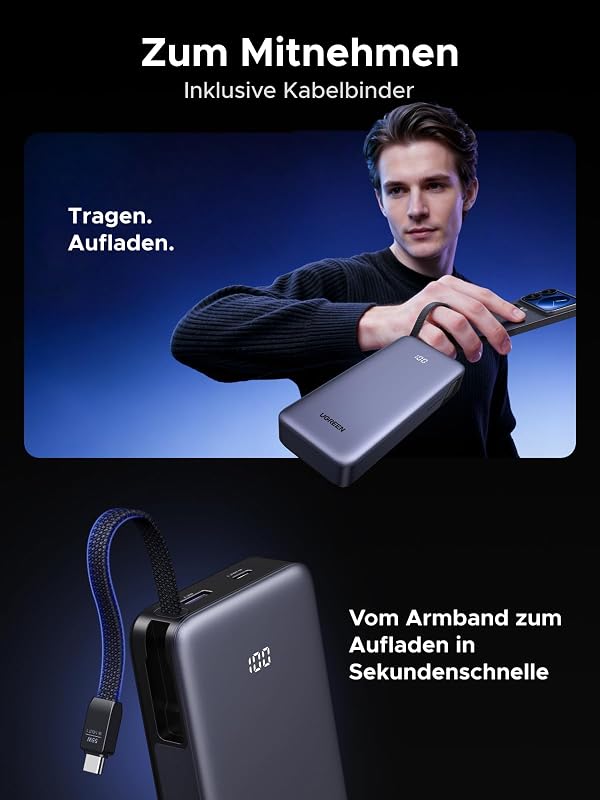 Nexode Power Bank 20000mAh 55W mit CCC-Zertifizierung
