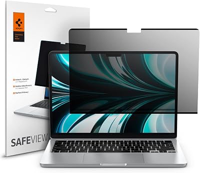 Spigen SafeView Privacy Filter Screen Protector for MacBook Air 13 inch
