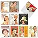 Assortment of 10 'Retro Toasts' Greeting Cards with Envelopes - Funny Note Cards 4 x 5.12 inch Featuring Vintage Images with Funny Drinking Phrases M6619OCB