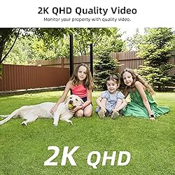AOSU 2K Security Cameras Wireless Outdoor, Battery
