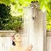 M.HOUSE 6 Inch Rain Shower Head Stainless Steel High Pressure Powerful Spray Shower Heads-Best High Flow SPA Showerhead with Adjustable Metal Swivel Ball
