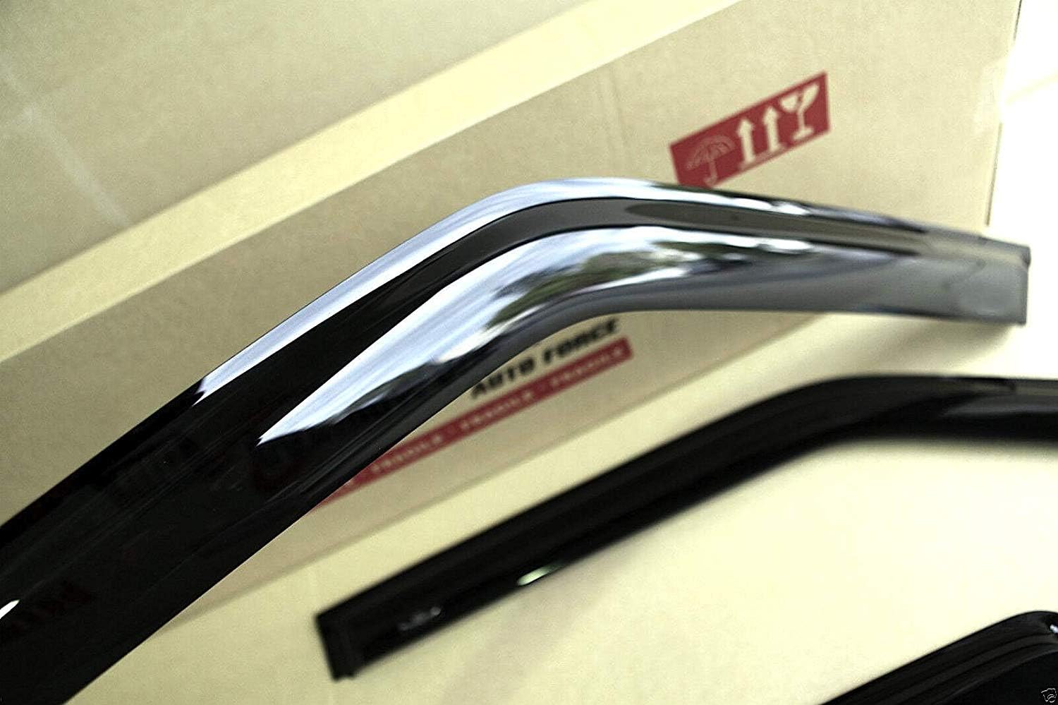 AC WOW 4x Wind Deflectors Compatible with Mercedes Benz GLA Class X156