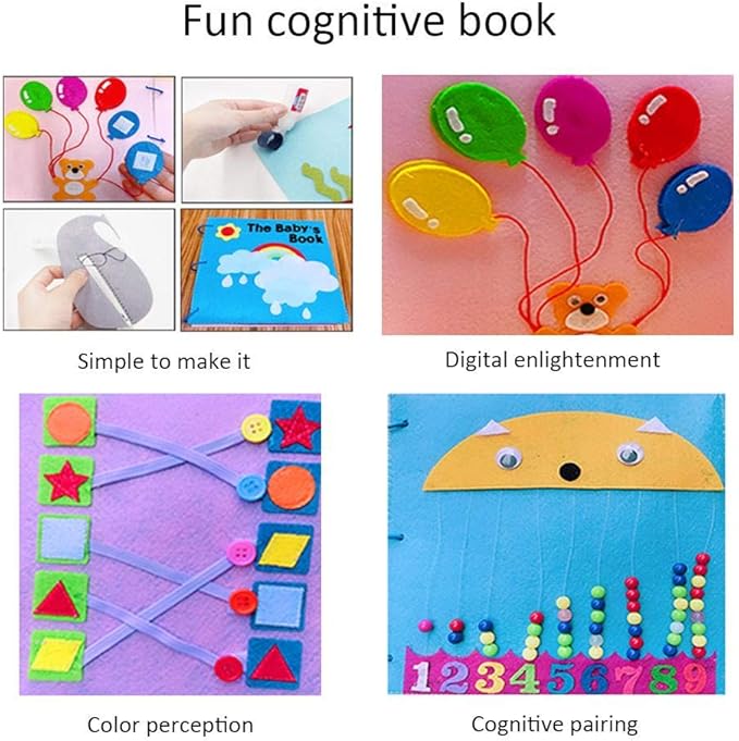 Education Precoce Developpement Cognitif Livre Dimages Fait Maison Materiel De Bricolage Manuel Pour Enfants Livre En Tissu Pour Bebes Livres Deveil Bebe Livres D Eveil Eveil Et Jouets