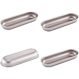 CHEFMADE Mini Loaf Pan Set, 7-Inch 4Pcs Non-Stick Hotdog-Shaped Bread and Cake Bakeware for Kitchen Baking (Champagne Gold)