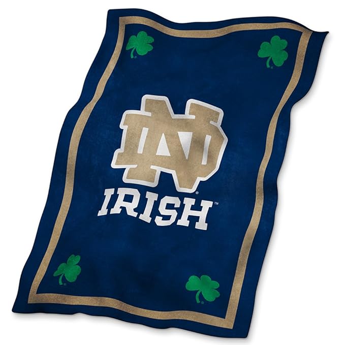 Notre Dame Fighting Irish NCAA UltraSoft Fleece Throw