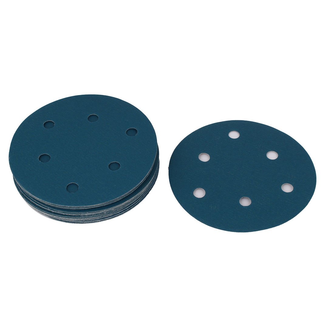 Aexit 5" Sandpaper Auto Car Paint Polishing Sanding Disc Hook and Loop Fastener 6 Holes 320 Grit 20pcs (ce1b3597a2a65a6a21ec9c6c9de4d294)