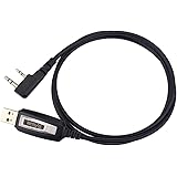 Retevis 2 Pin 2 Way Radio USB Programming Cable Lead for Retevis H-777 RT21 RT22 RT19 RT-5R Baofeng UV-5R BF-888S Arcshell AR