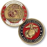 U.S. Marine Corps Base Kaneohe Bay Hawaii Challenge Coin