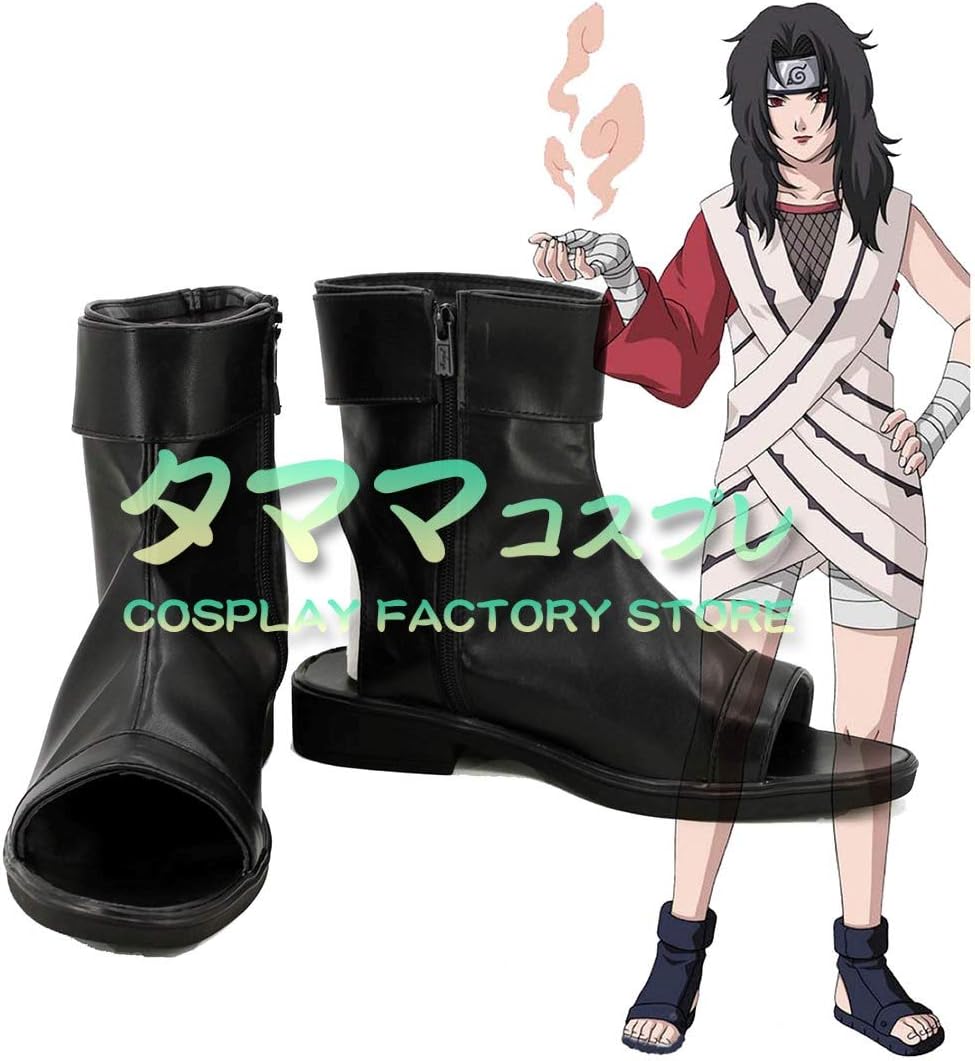 夕日紅 Naruto ナルト ゆうひ くれない コスプレ靴 コスプレブーツ Cosplay オーダーサイズ スタイル 製作可能 タママ 25 5cm コスプレ 仮装 通販 Amazon