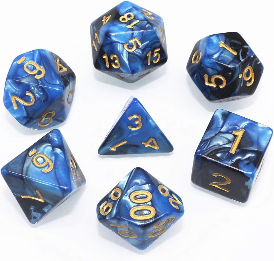 HD DICE DND RPG Polyhedral Game Dice Set for Dungeons and Dragons D&D