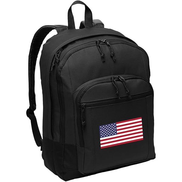 american flag leather flap backpack Broad Bay CLASSIC Style USA Flag Backpack Laptop Sleeve Are you looking for Color:Black/Chartreuse Glow Carry On Leather Backpack PF_Laptop Size 17
